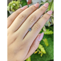 0.56 Ct. Greenish Blue Sapphire from Ceylon (Sri Lanka) Life Style