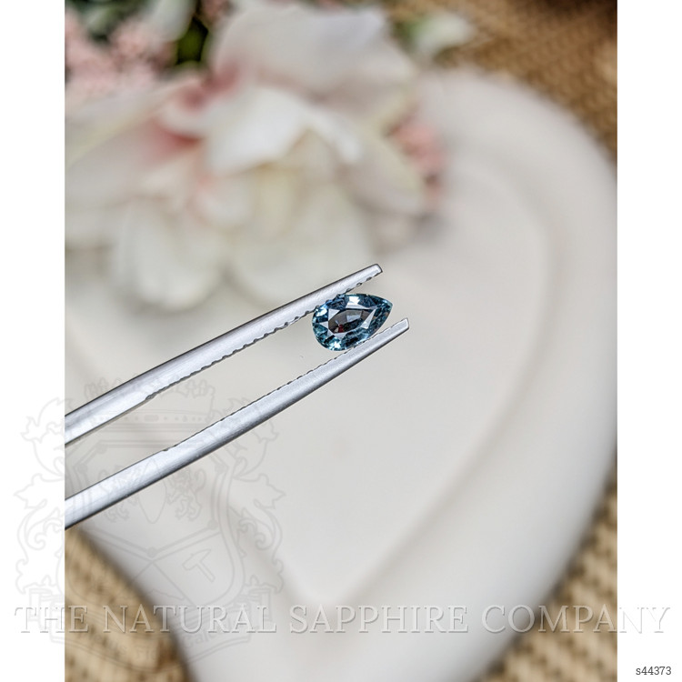 0.56 Ct. Greenish Blue Sapphire from Ceylon (Sri Lanka)