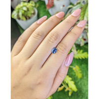 0.87 Ct. Blue Sapphire from Ceylon (Sri Lanka) Life Style