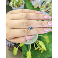 0.87 Ct. Blue Sapphire from Ceylon (Sri Lanka) Life Style