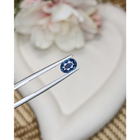 0.87 Ct. Blue Sapphire from Ceylon (Sri Lanka) Life Style