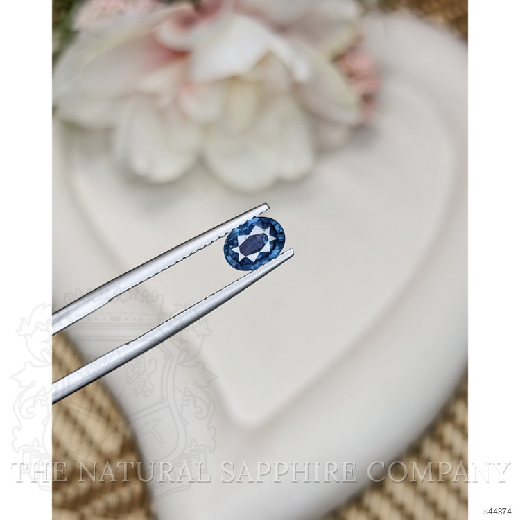 0.87 Ct. Blue Sapphire from Ceylon (Sri Lanka)