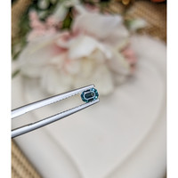 0.36 Ct. Bluish Green Sapphire from Ceylon (Sri Lanka) Life Style