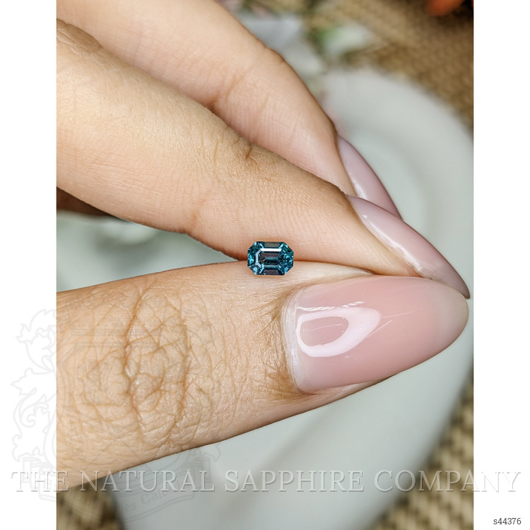 0.36 Ct. Bluish Green Sapphire from Ceylon (Sri Lanka)