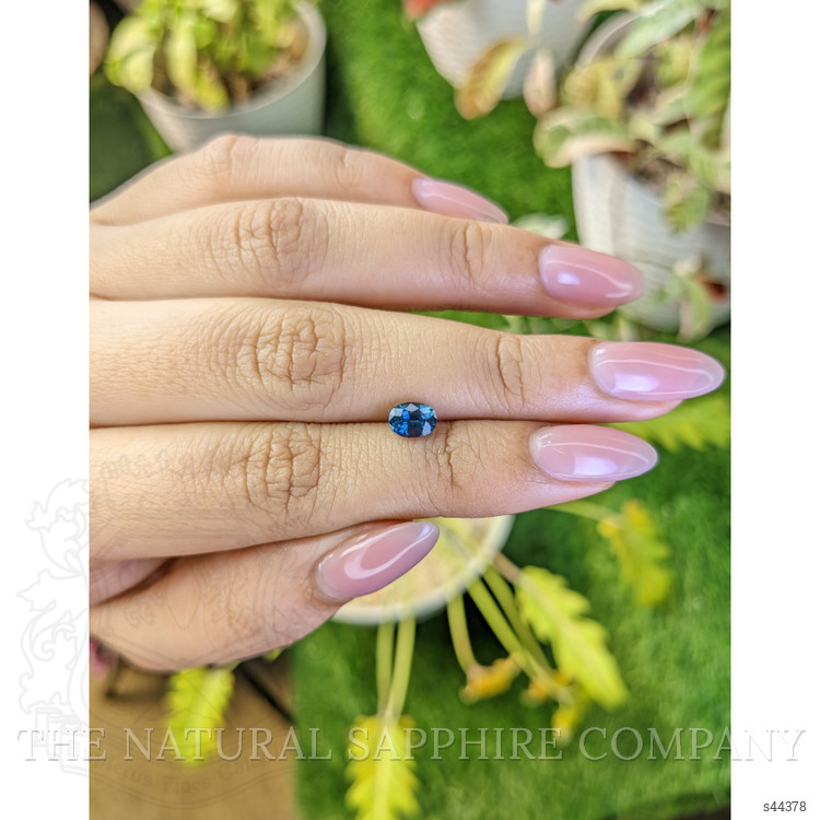 0.96 Ct. Blue Sapphire from Ceylon (Sri Lanka)