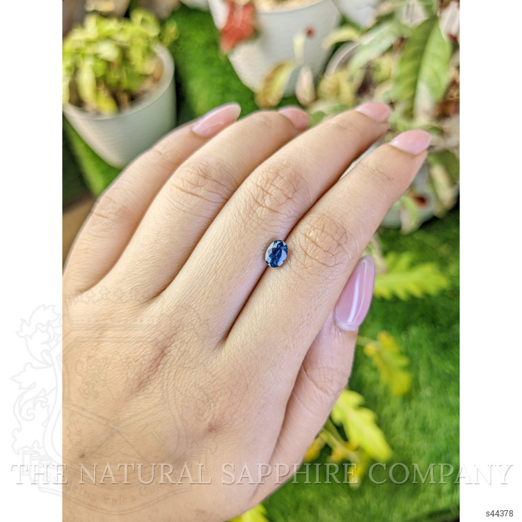0.96 Ct. Blue Sapphire from Ceylon (Sri Lanka)