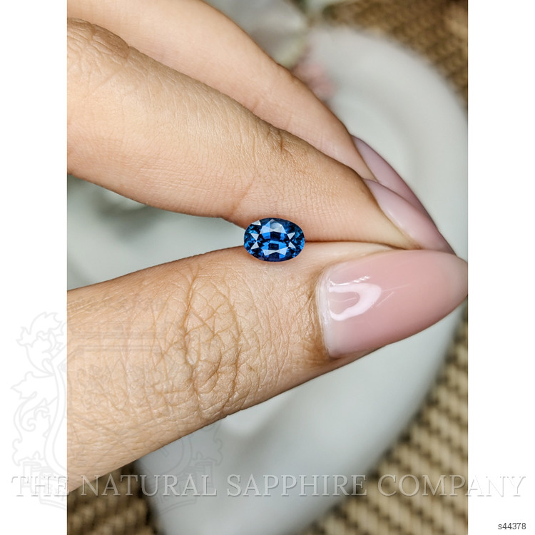 0.96 Ct. Blue Sapphire from Ceylon (Sri Lanka)