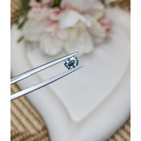 0.70 Ct. Bluish Green Sapphire from Ceylon (Sri Lanka) Life Style