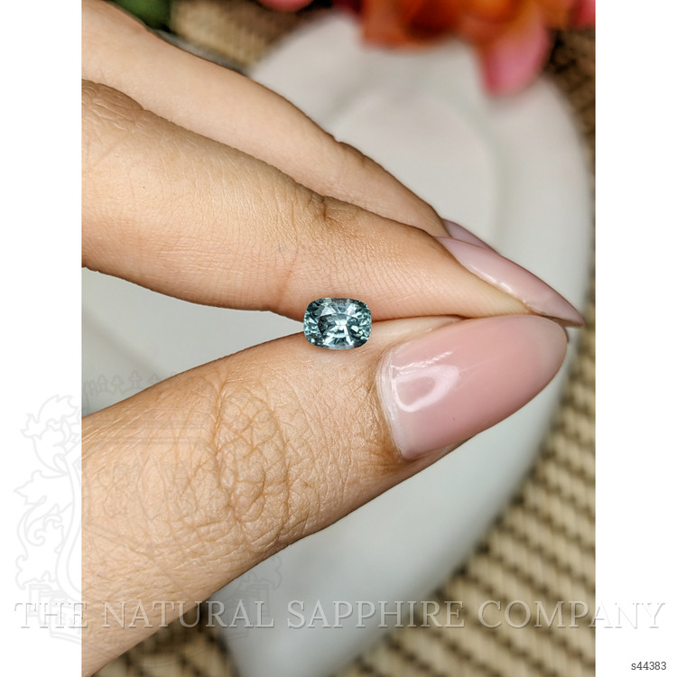 0.87 Ct. Bluish Green Sapphire from Ceylon (Sri Lanka)