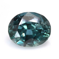 0.77 Ct. Greenish Blue Sapphire from Ceylon (Sri Lanka) Video