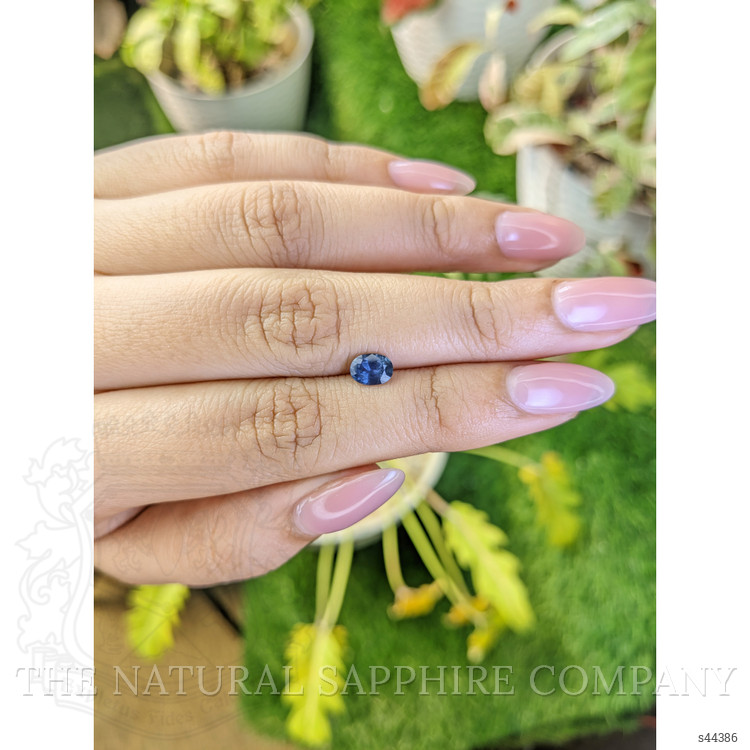 0.72 Ct. Blue Sapphire from Ceylon (Sri Lanka)