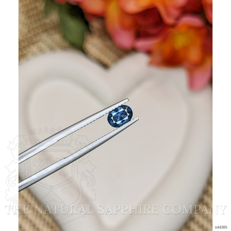 0.72 Ct. Blue Sapphire from Ceylon (Sri Lanka)