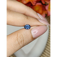 0.72 Ct. Blue Sapphire from Ceylon (Sri Lanka) Life Style