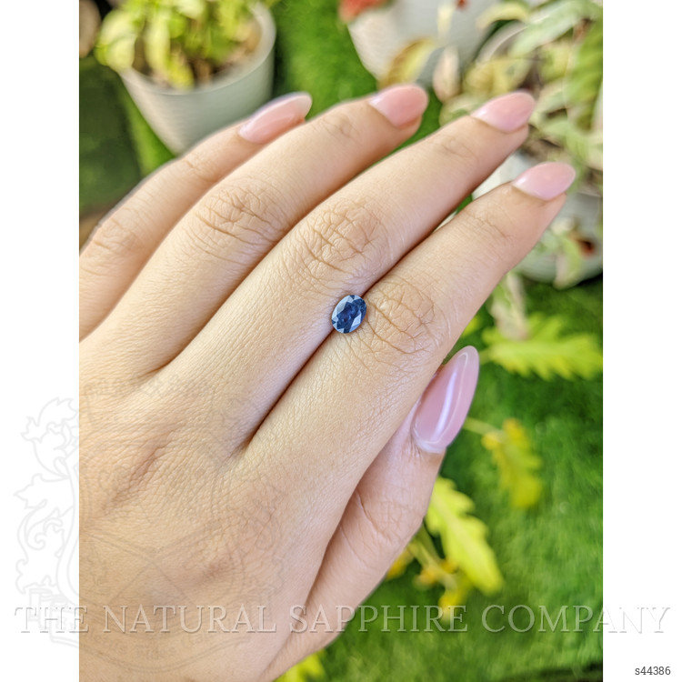 0.72 Ct. Blue Sapphire from Ceylon (Sri Lanka)