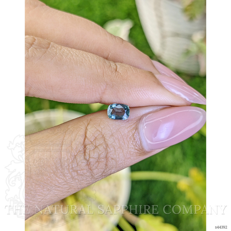 0.54 Ct. Bluish Green Sapphire from Ceylon (Sri Lanka)
