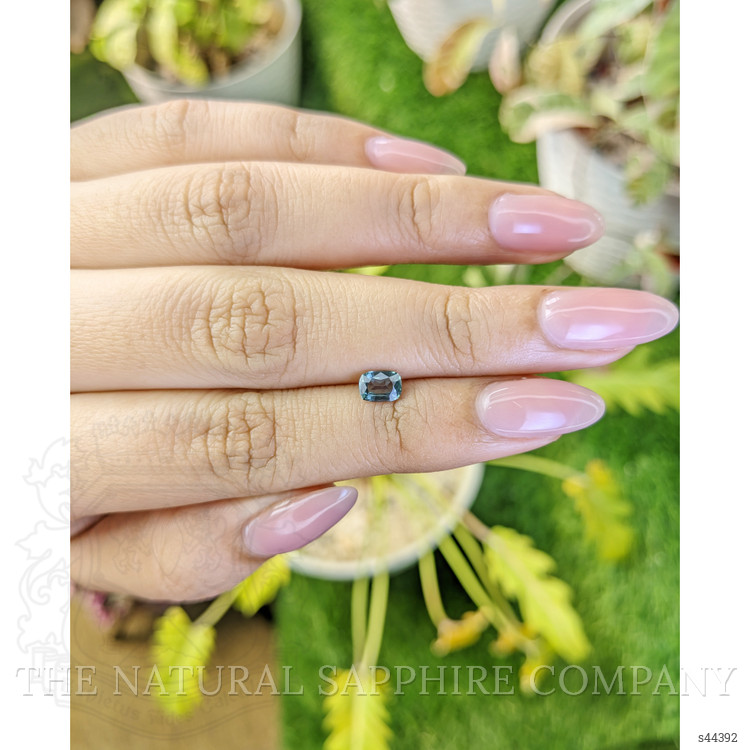 0.54 Ct. Bluish Green Sapphire from Ceylon (Sri Lanka)