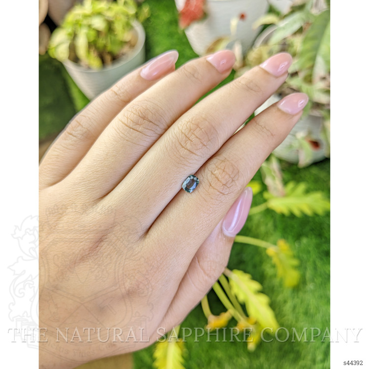 0.54 Ct. Bluish Green Sapphire from Ceylon (Sri Lanka)