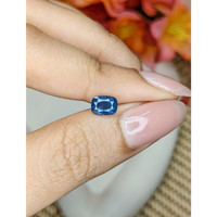 1.21 Ct. Greenish Blue Sapphire from Ceylon (Sri Lanka) Life Style