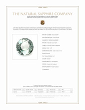 0.79 Ct. Green Sapphire from Ceylon (Sri Lanka) Scan Report