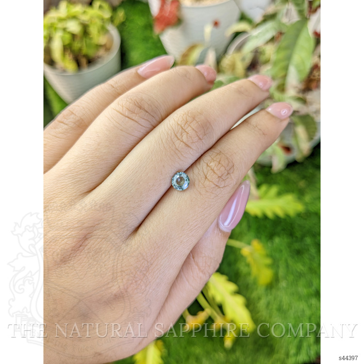 0.79 Ct. Green Sapphire from Ceylon (Sri Lanka)