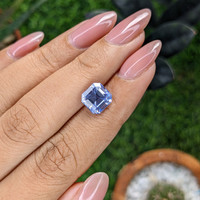 3.70 Ct. Blue Sapphire from Ceylon (Sri Lanka) Life Style
