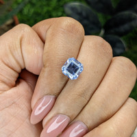 3.70 Ct. Blue Sapphire from Ceylon (Sri Lanka) Life Style