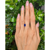 1.80 Ct. Blue Sapphire from Ceylon (Sri Lanka) Life Style