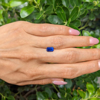 1.80 Ct. Blue Sapphire from Ceylon (Sri Lanka) Life Style