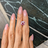 5.07 Ct. Purplish Pink Sapphire from Ceylon (Sri Lanka) Life Style