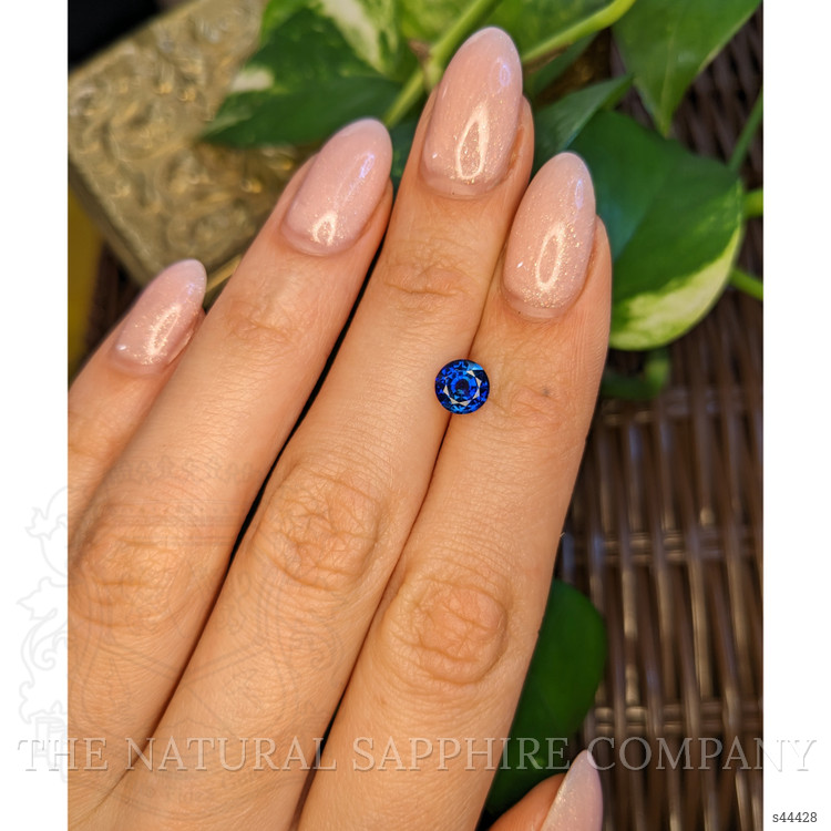1.24 Ct. Blue Sapphire from Ceylon (Sri Lanka)