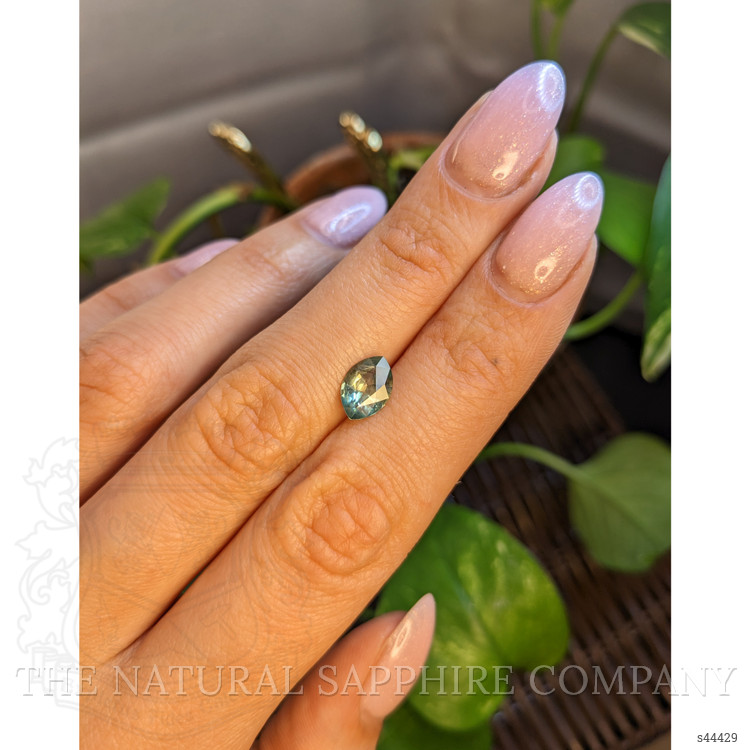 1.58 Ct. Green Sapphire from Montana