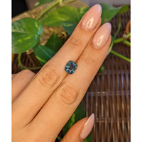 2.72 Ct. Bluish Green Sapphire from Montana Life Style