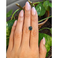 2.72 Ct. Bluish Green Sapphire from Montana Life Style