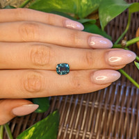 2.72 Ct. Bluish Green Sapphire from Montana Life Style