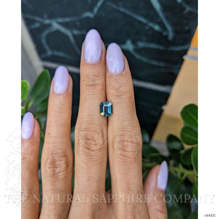 1.77 Ct. Bluish Green Sapphire from Montana