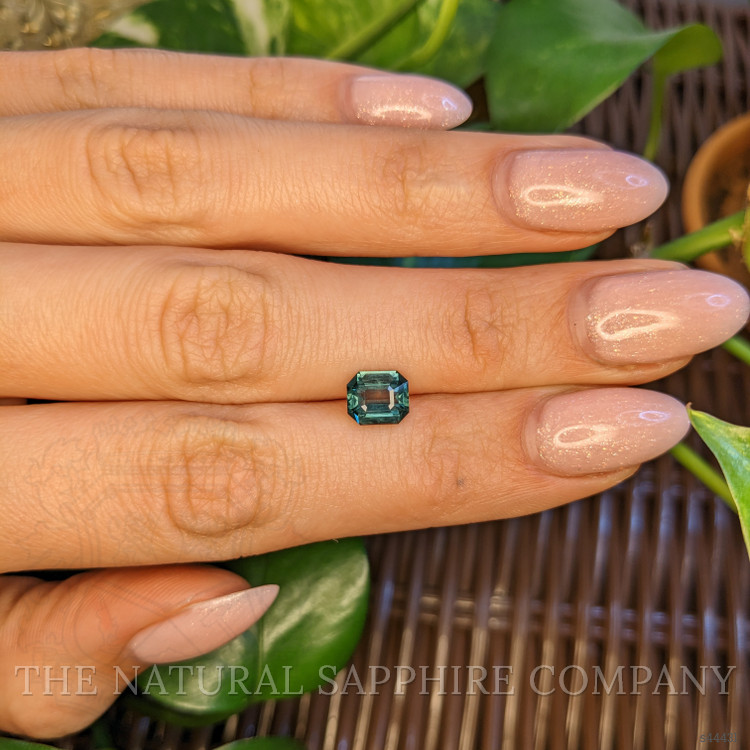 1.77 Ct. Bluish Green Sapphire from Montana