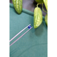 0.85 Ct. Blue Sapphire from Madagascar Life Style