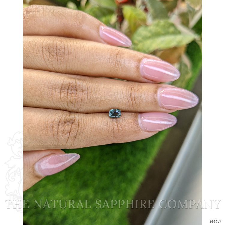 0.65 Ct. Bluish Green Sapphire from Ceylon (Sri Lanka)