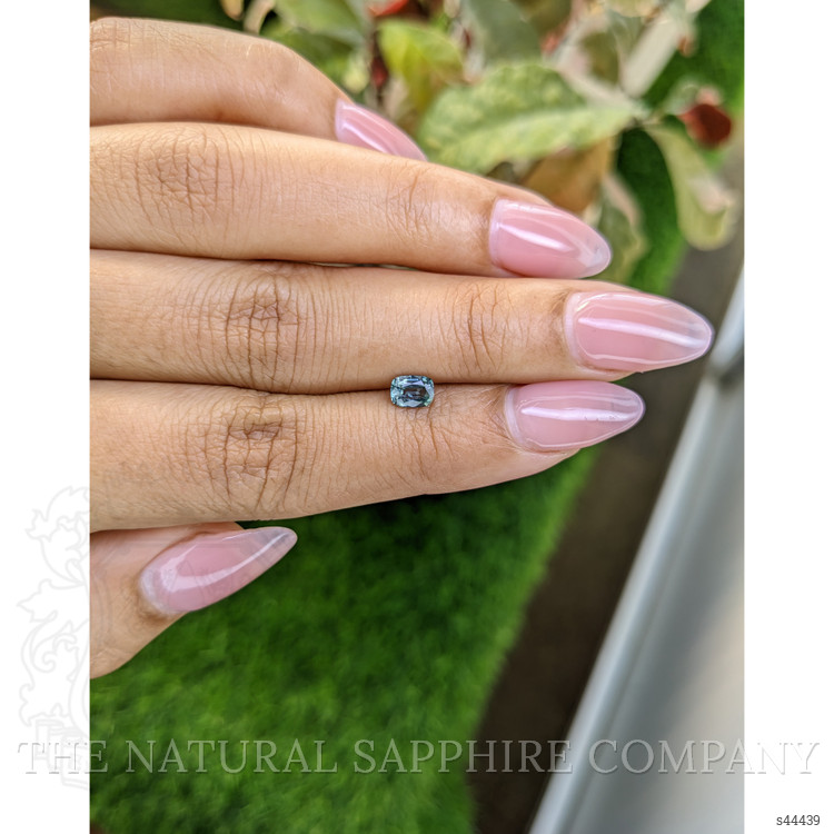 0.54 Ct. Bluish Green Sapphire from Ceylon (Sri Lanka)