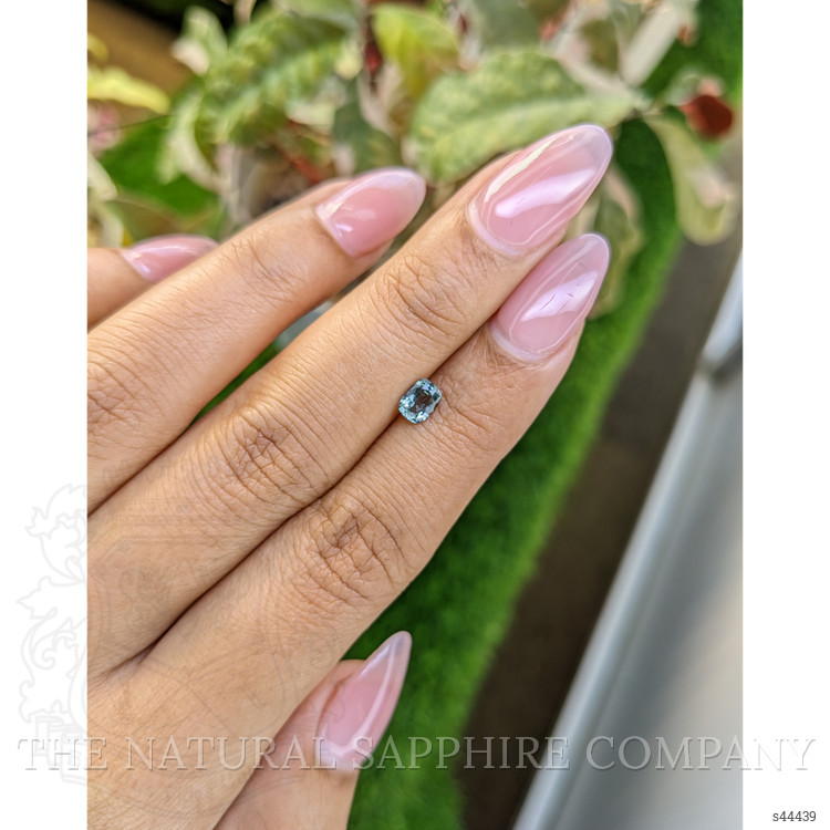0.54 Ct. Bluish Green Sapphire from Ceylon (Sri Lanka)