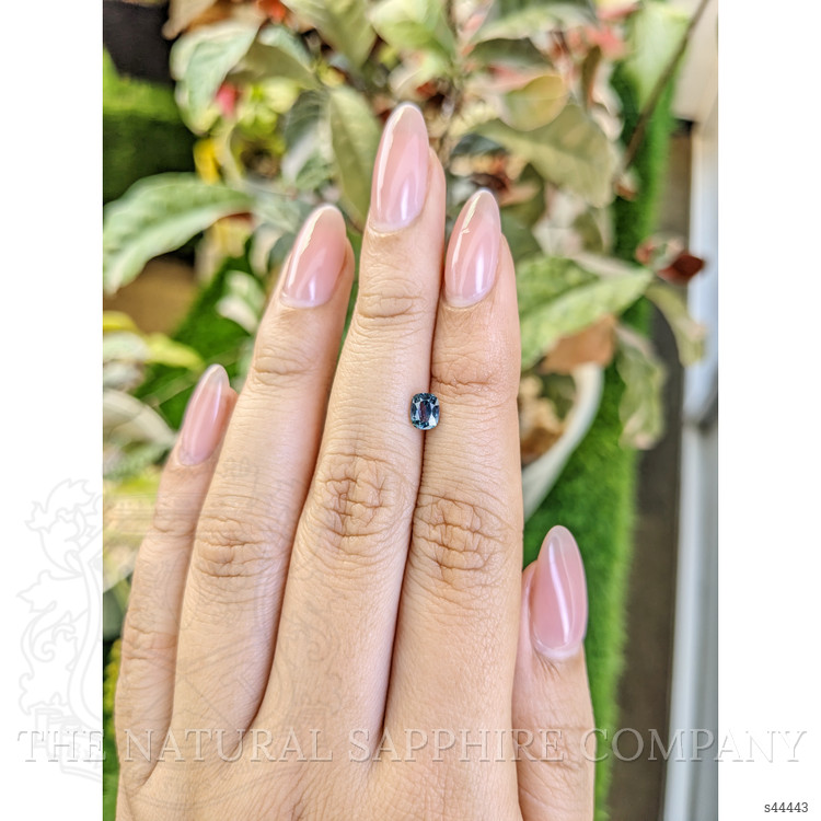 0.57 Ct. Greenish Blue Sapphire from Ceylon (Sri Lanka)