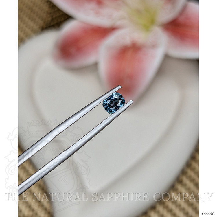 0.57 Ct. Greenish Blue Sapphire from Ceylon (Sri Lanka)