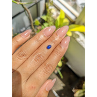 0.97 Ct. Blue Star Sapphire from Ceylon (Sri Lanka) Life Style
