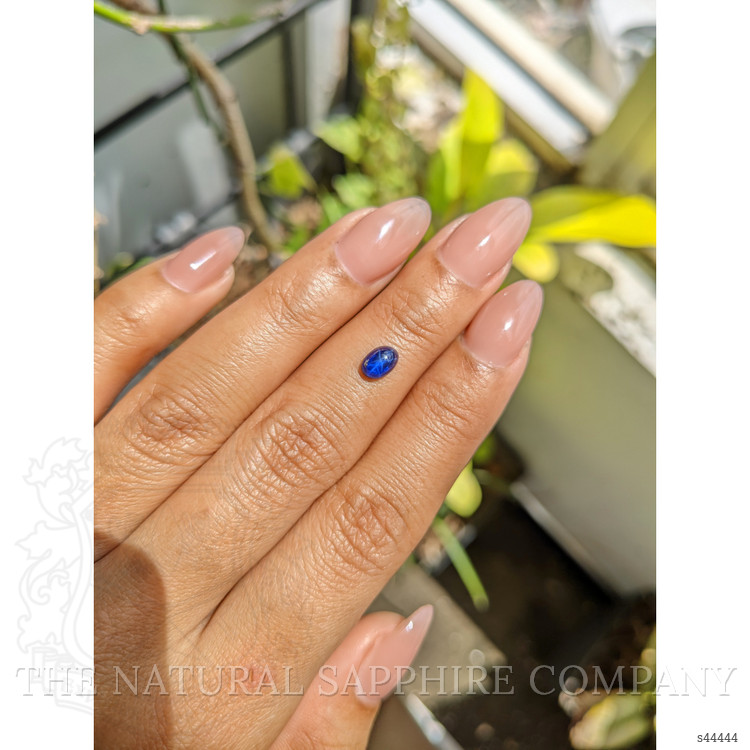 0.97 Ct. Blue Star Sapphire from Ceylon (Sri Lanka)