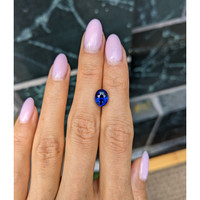 3.04 Ct. Blue Sapphire from Ceylon (Sri Lanka) Life Style