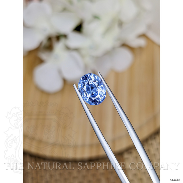 4.08 Ct. Blue Sapphire from Ceylon (Sri Lanka)