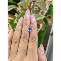 2.17 Ct. Blue Sapphire from Ceylon (Sri Lanka) Life Style