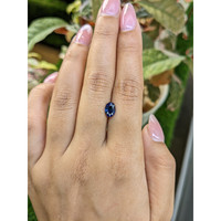 1.32 Ct. Blue Sapphire from Ceylon (Sri Lanka) Life Style