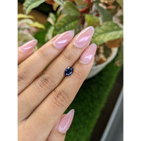 1.32 Ct. Blue Sapphire from Ceylon (Sri Lanka) Life Style