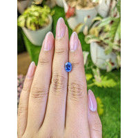 2.00 Ct. Blue Sapphire from Ceylon (Sri Lanka) Life Style
